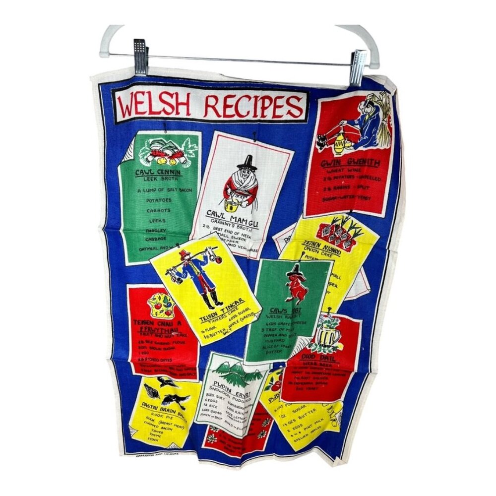 Welsh‎ Recipes Towel NWOT